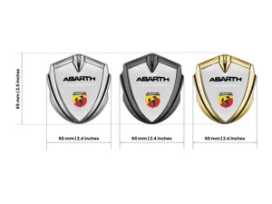 Fiat Abarth Emblem Silikon Abzeichen Sportliches Design Hochwertig
